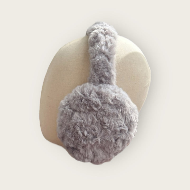Dudie - Korean Children Fashion - #toddlerclothing - Fuzzy Ear Muff Muffler - 7