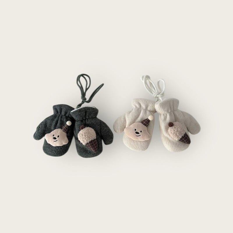 Dudie - Korean Children Fashion - #toddlerclothing - Cloud Mittens - 12