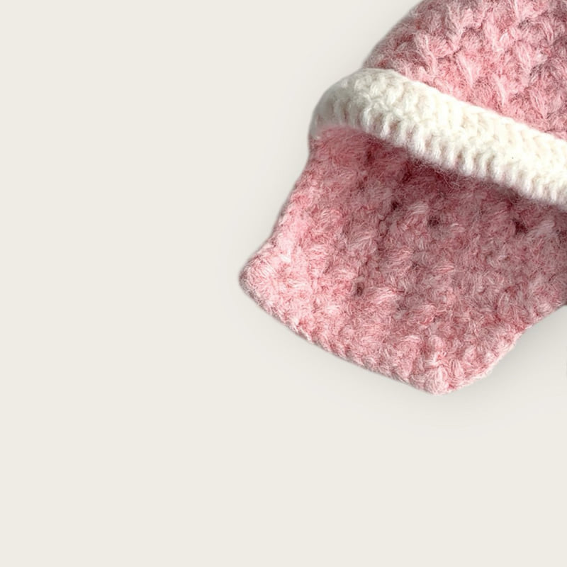 Dudie - Korean Children Fashion - #toddlerclothing - Two Tone Ear Flap Beanie - 11