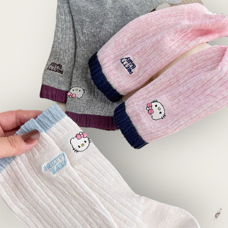 Dudie - Korean Women Fashion - #romanticstyle - Pretty Cat Set (set of 4) - 11