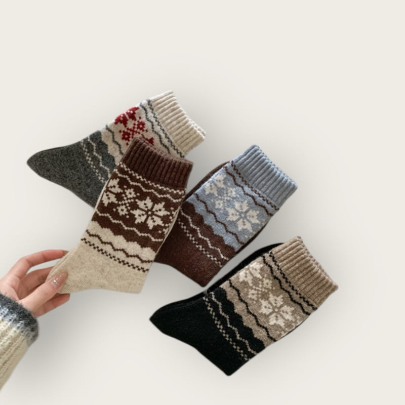 Dudie - Korean Women Fashion - #womensfashion - Snowflake Set (set of 4) - 11