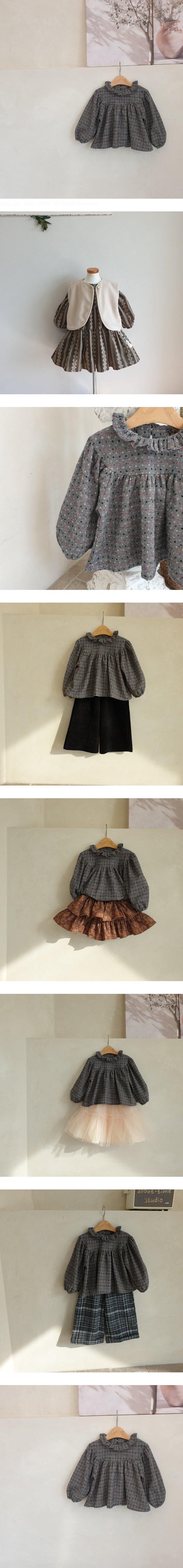 Eclair - Korean Children Fashion - #magicofchildhood - Lombre Blouse