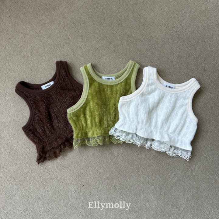 Ellymolly - Korean Children Fashion - #Kfashion4kids - Blooming Knit Vest