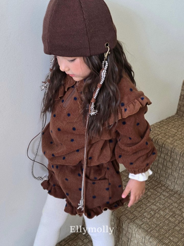 Ellymolly - Korean Children Fashion - #Kfashion4kids - Dot Frill Pants - 3