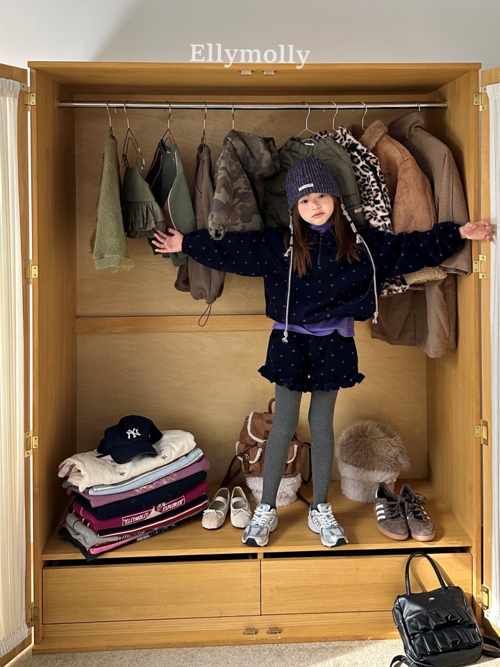 Ellymolly - Korean Children Fashion - #Kfashion4kids - Dot Sailor Sweatshirt - 8