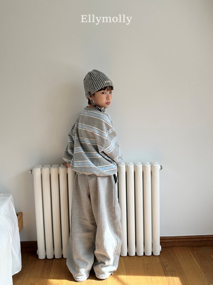 Ellymolly - Korean Children Fashion - #Kfashion4kids - Toast Line Sweatshirt - 10