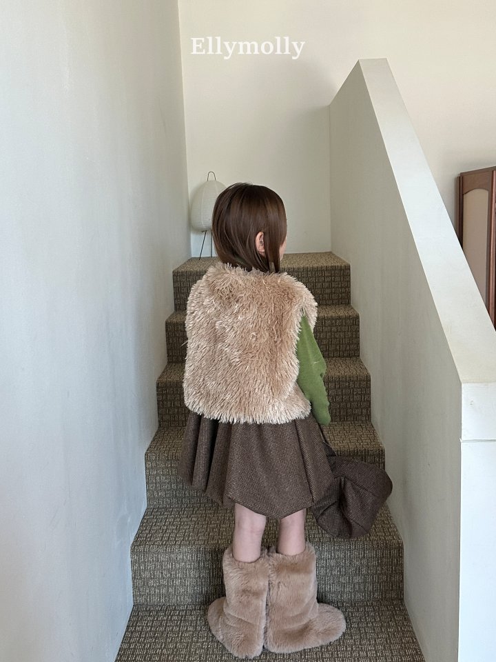 Ellymolly - Korean Children Fashion - #Kfashion4kids - Fluffy Vest - 11