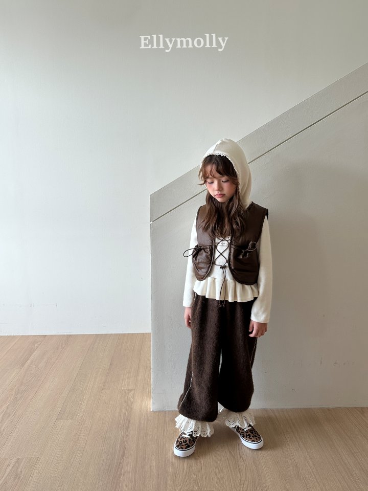 Ellymolly - Korean Children Fashion - #Kfashion4kids - Fuzzy Hug Jogger Pants - 10