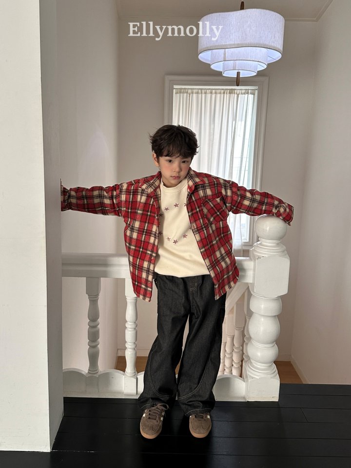Ellymolly - Korean Children Fashion - #Kfashion4kids - Merry Check Shirt - 3