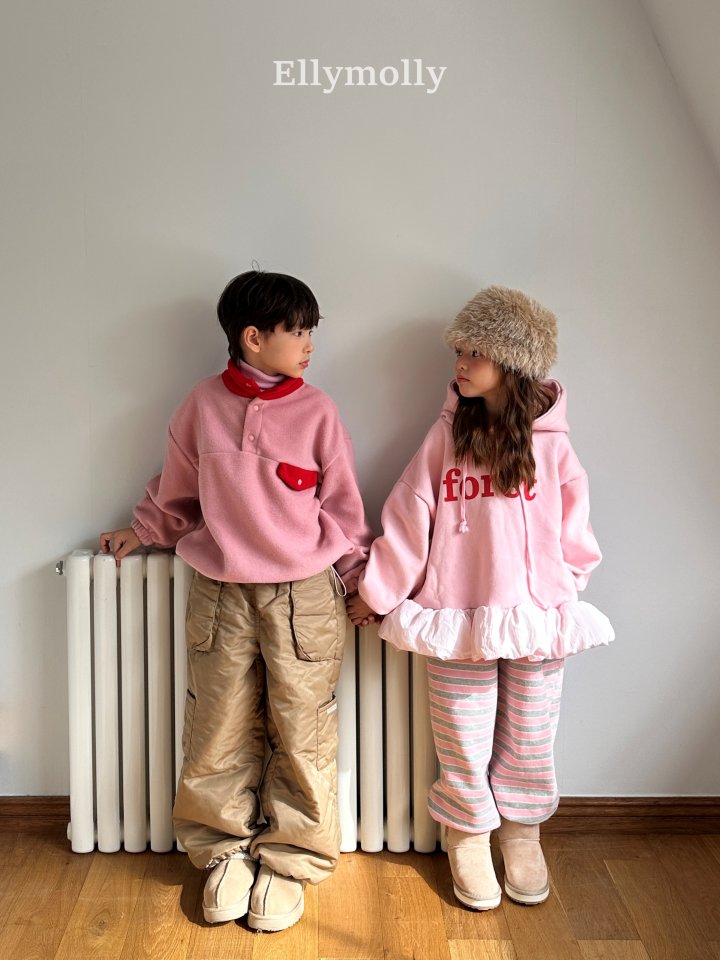 Ellymolly - Korean Children Fashion - #Kfashion4kids - Balloon Hood Sweatshirt - 3