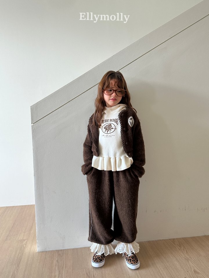 Ellymolly - Korean Children Fashion - #childofig - Rose Frill Hoodie - 3