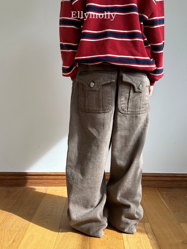 Ellymolly - Korean Children Fashion - #childofig - Pocket Cation Pants - 11