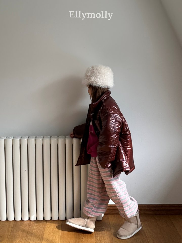 Ellymolly - Korean Children Fashion - #childofig - Gray Heart Jogger Pants - 9