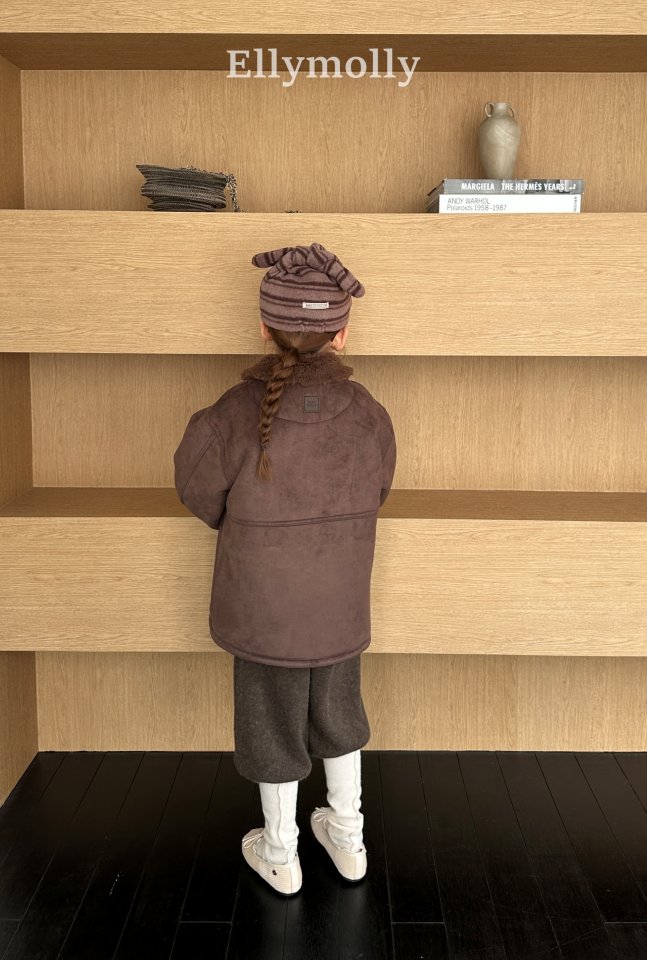 Ellymolly - Korean Children Fashion - #childofig - Soft Two Tone Mustang Jacket (Junior) - 9