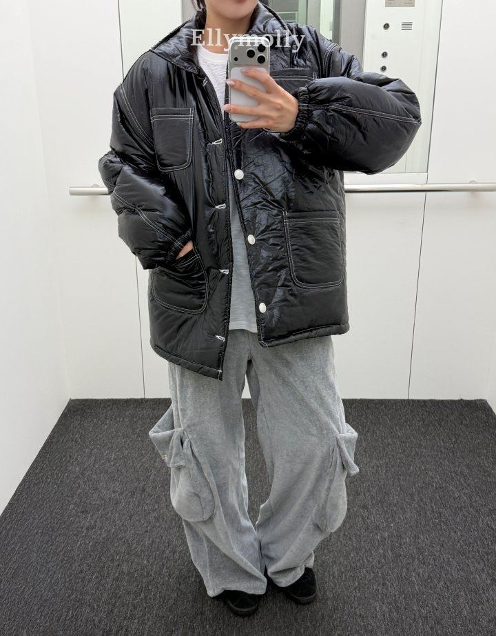 Ellymolly - Korean Children Fashion - #childofig - Rolling Big Cargo Pants - 6