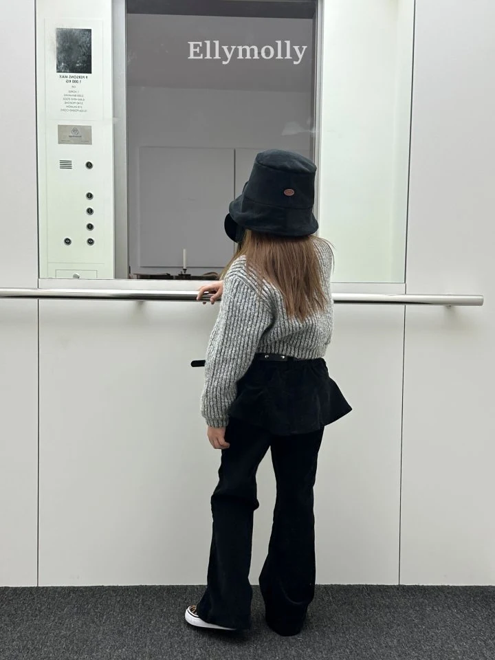 Ellymolly - Korean Children Fashion - #childofig - Selly Peach Frill Bootcut Pants - 12