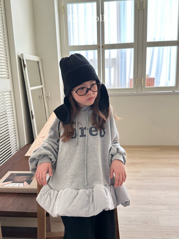 Ellymolly - Korean Children Fashion - #childofig - Balloon Hood Sweatshirt - 11