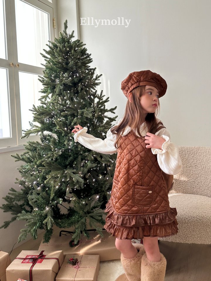 Ellymolly - Korean Children Fashion - #childrensboutique - Twinkle Quilted One-piece - 3