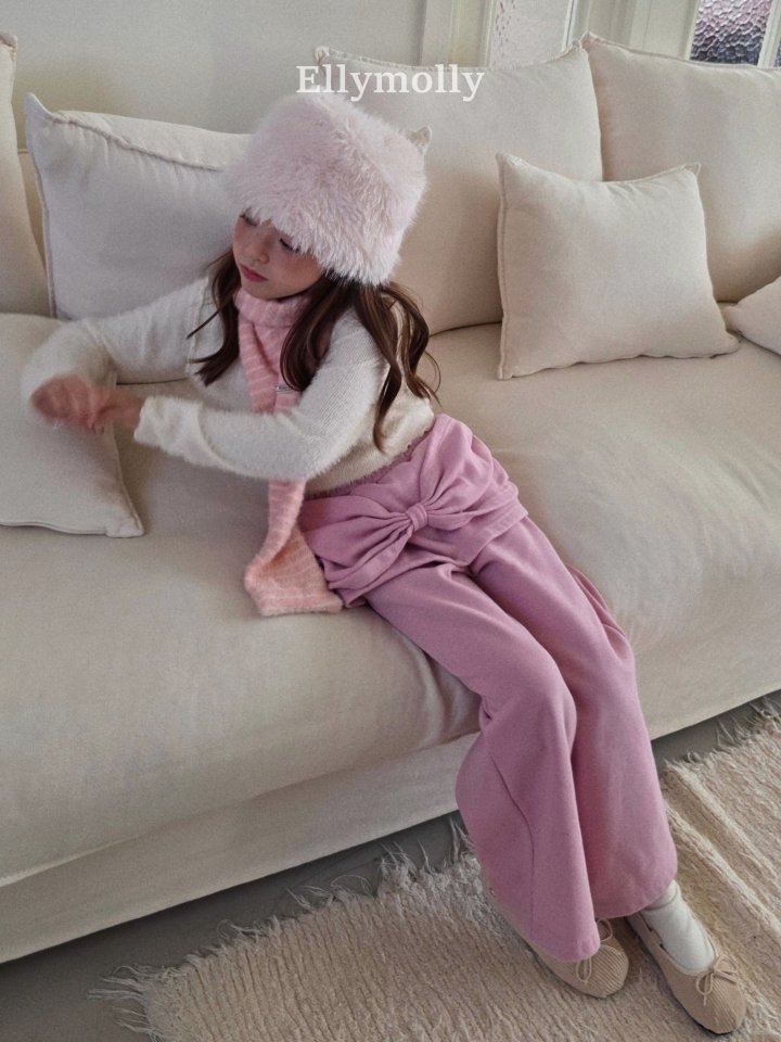 Ellymolly - Korean Children Fashion - #childrensboutique - Bly Ribbon Pants - 9