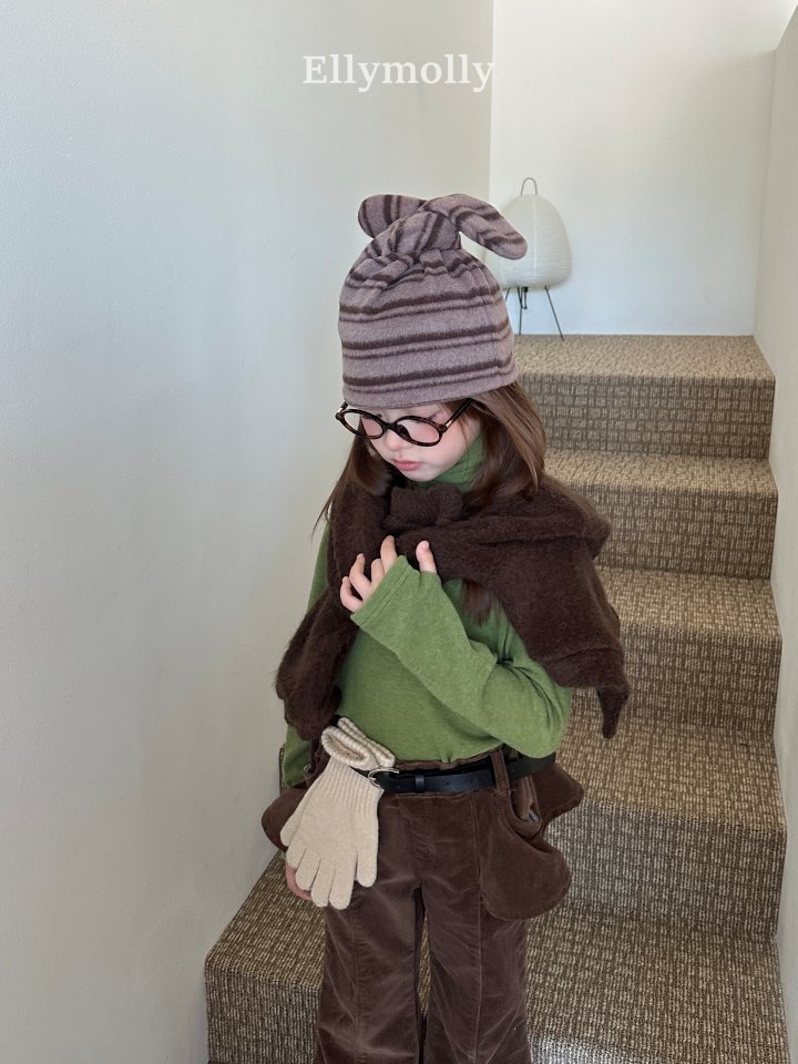 Ellymolly - Korean Children Fashion - #childofig - Snow Warmer Turtleneck Tee - 4