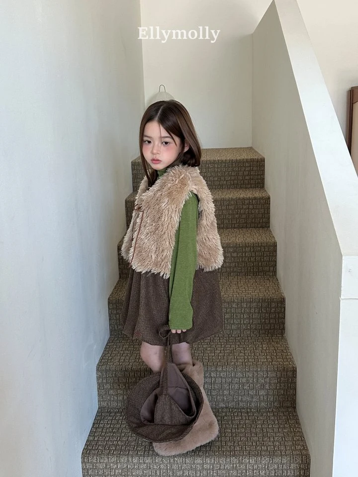 Ellymolly - Korean Children Fashion - #childofig - Fluffy Vest - 4