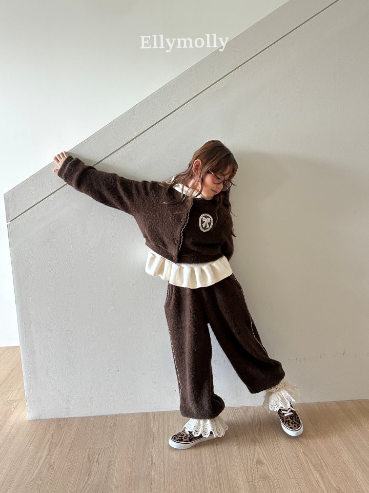 Ellymolly - Korean Children Fashion - #childrensboutique - Fuzzy Hug Jogger Pants - 3