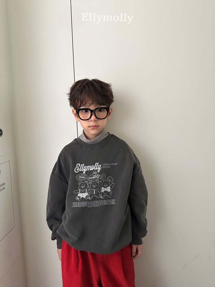 Ellymolly - Korean Children Fashion - #childrensboutique - Pig Bakery Sweatshirt - 10