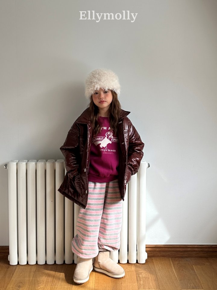 Ellymolly - Korean Children Fashion - #designkidswear - Berry Pop Jacket (Junior) - 11