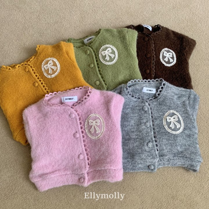 Ellymolly - Korean Children Fashion - #designkidswear - Fuzzy Hug Cardigan