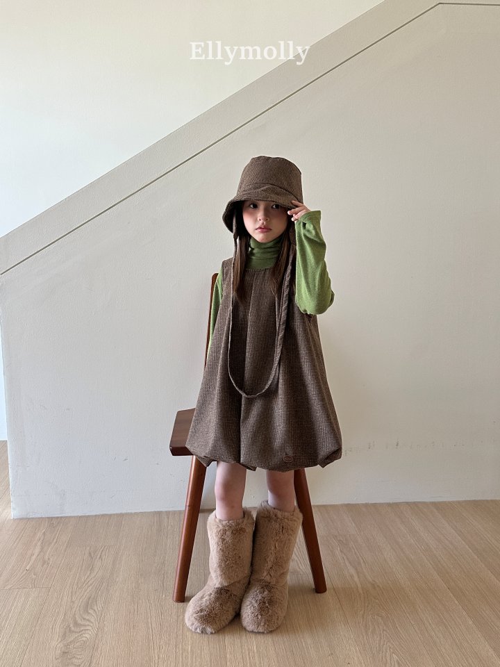 Ellymolly - Korean Children Fashion - #designkidswear - Luna Balloon One-piece - 4