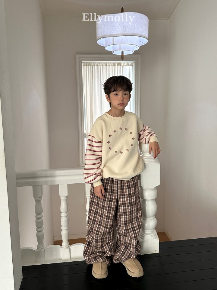 Ellymolly - Korean Children Fashion - #discoveringself - Star Circle Sweatshirt - 11
