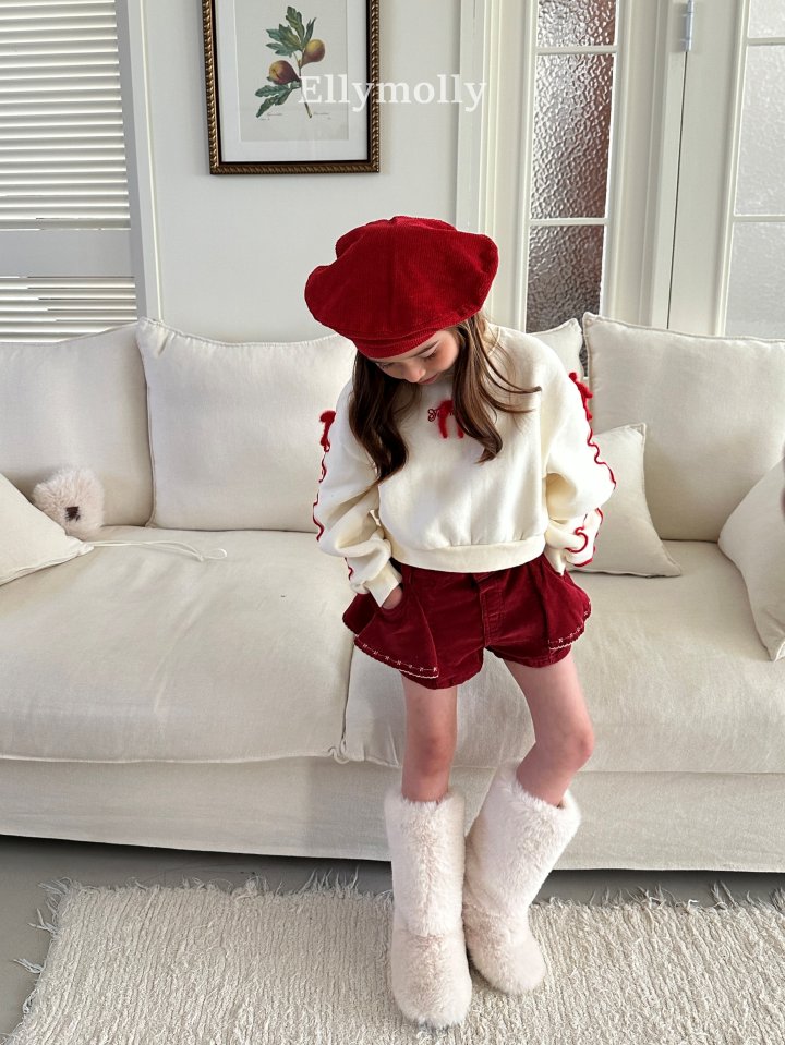 Ellymolly - Korean Children Fashion - #discoveringself - Rosy Frill Mini Pants - 10