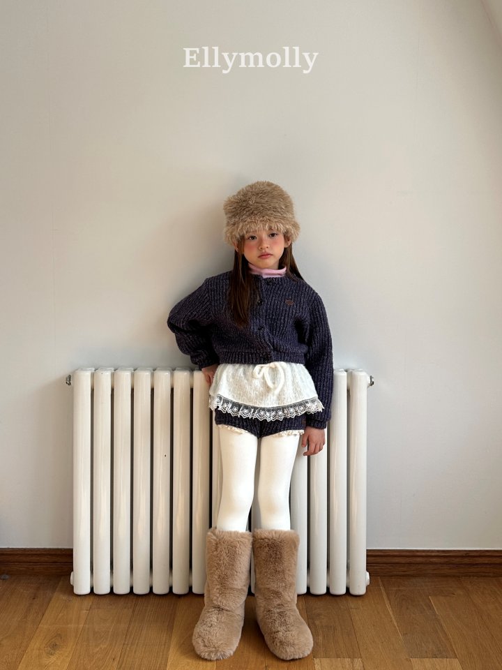 Ellymolly - Korean Children Fashion - #discoveringself - Muffin Wool Cardigan - 6