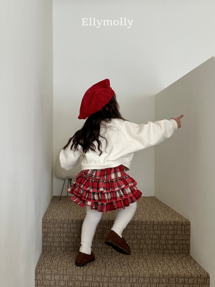 Ellymolly - Korean Children Fashion - #discoveringself - Ribbon Boucle Sweatshirt - 11