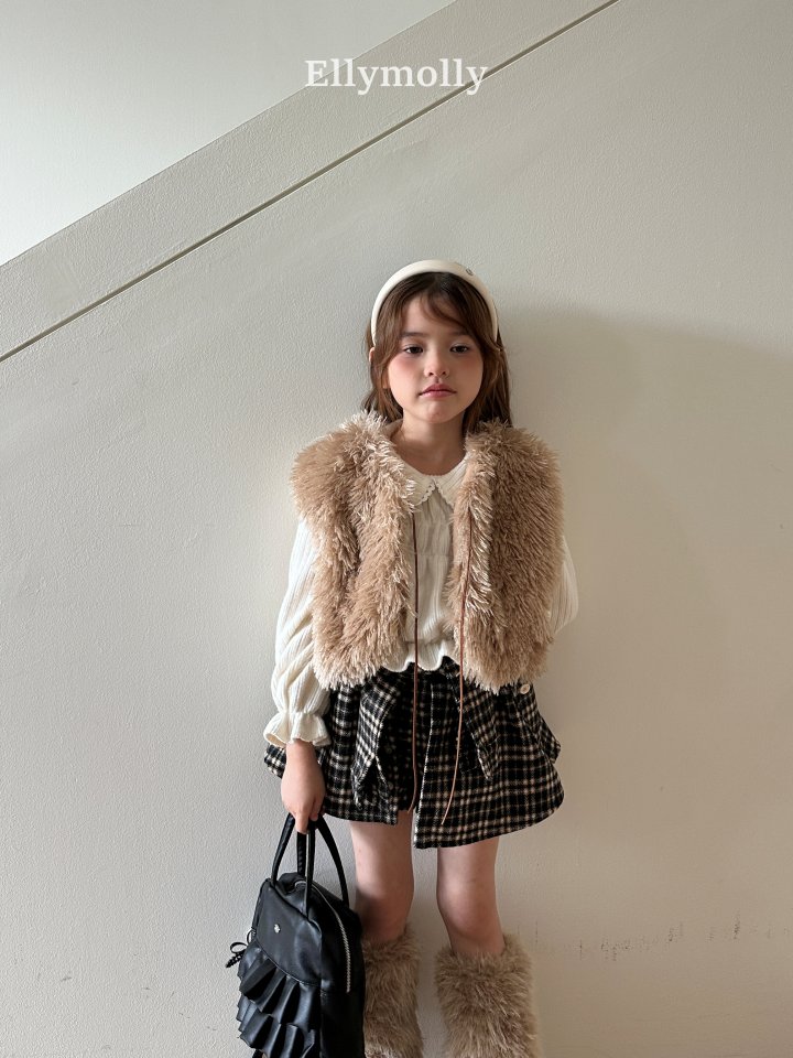 Ellymolly - Korean Children Fashion - #discoveringself - Fluffy Vest - 6