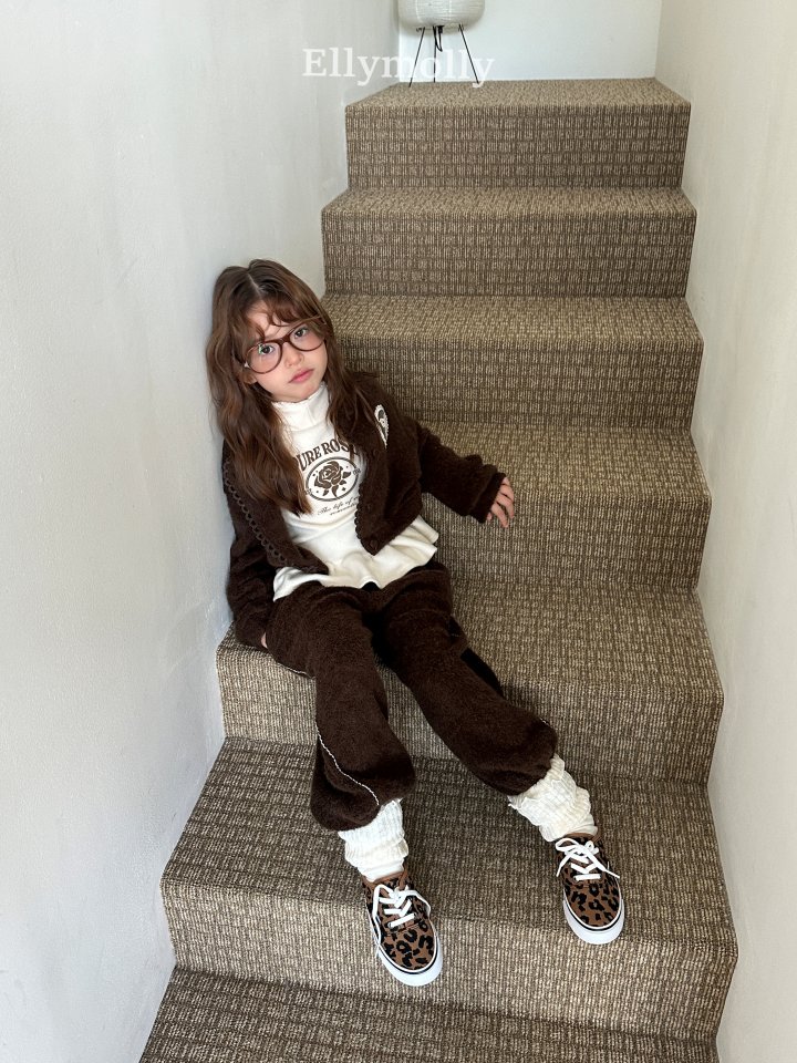 Ellymolly - Korean Children Fashion - #fashionkids - Rose Frill Hoodie - 7