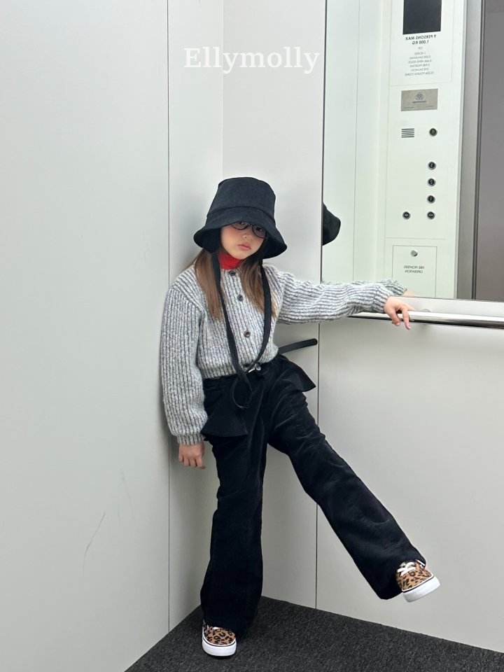 Ellymolly - Korean Children Fashion - #fashionkids - Muffin Wool Cardigan - 7