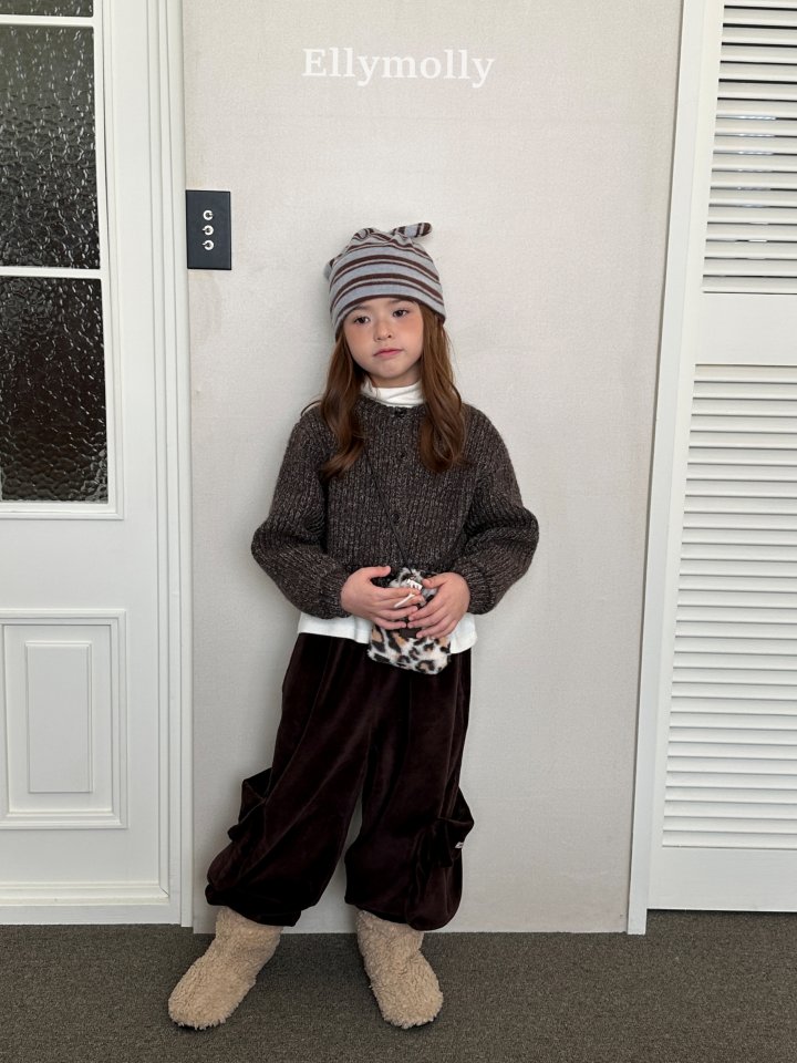 Ellymolly - Korean Children Fashion - #fashionkids - Rolling Big Cargo Pants - 11