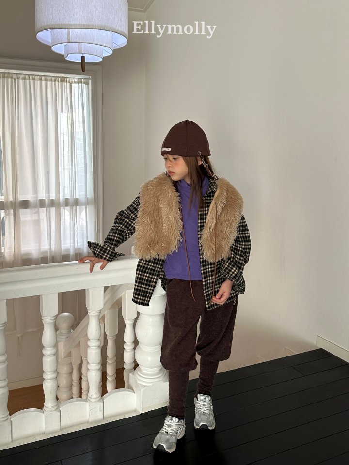 Ellymolly - Korean Children Fashion - #kidsshorts - Point Warmer Pants - 11