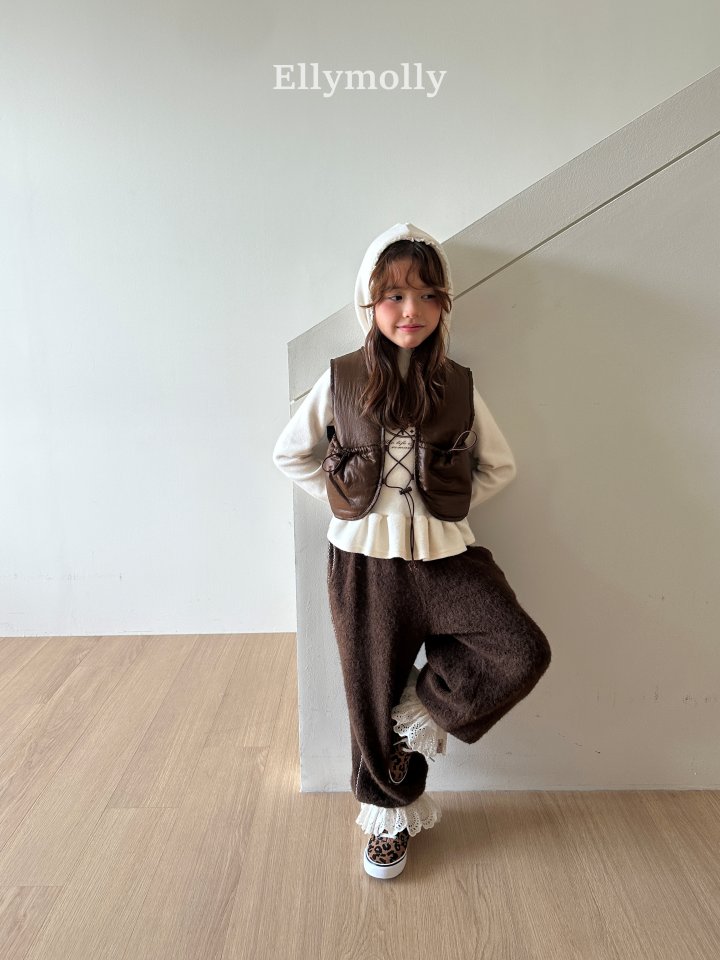 Ellymolly - Korean Children Fashion - #kidsshorts - For You Padded Vest - 7