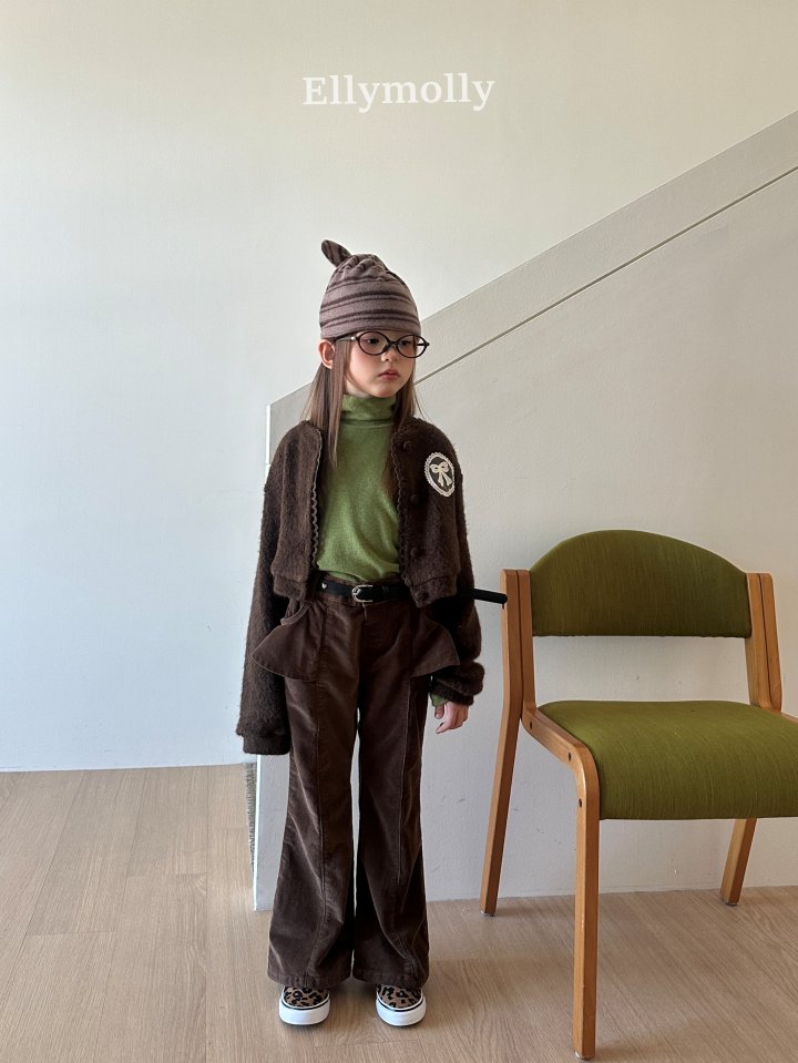 Ellymolly - Korean Children Fashion - #fashionkids - Fuzzy Hug Cardigan - 4