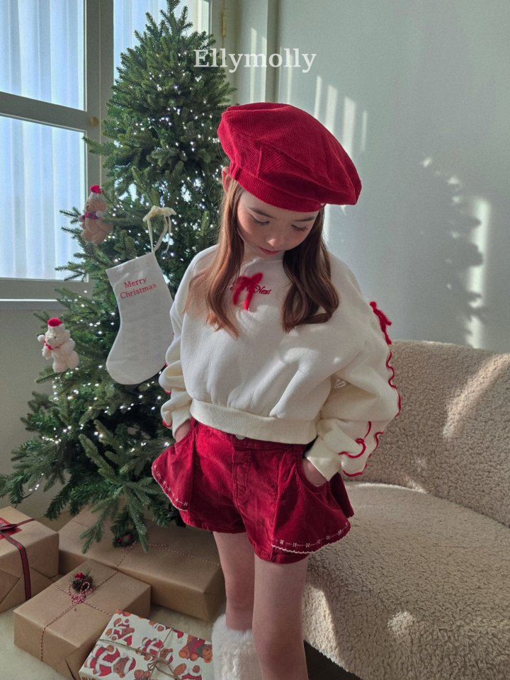 Ellymolly - Korean Children Fashion - #kidsshorts - Rosy Frill Mini Pants - 12