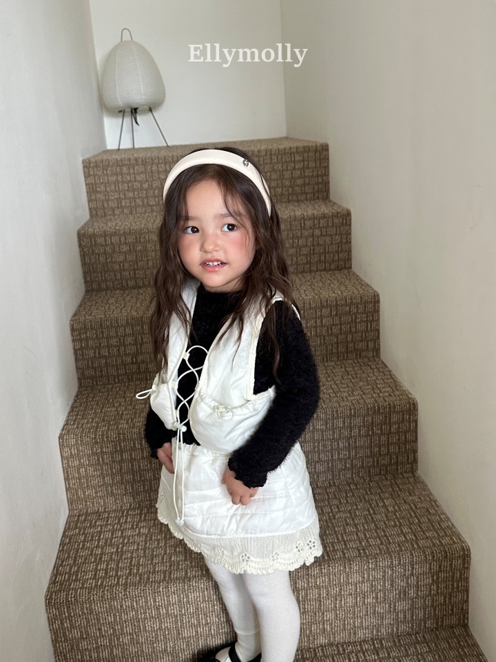 Ellymolly - Korean Children Fashion - #kidsstore - For You Padded Vest - 8