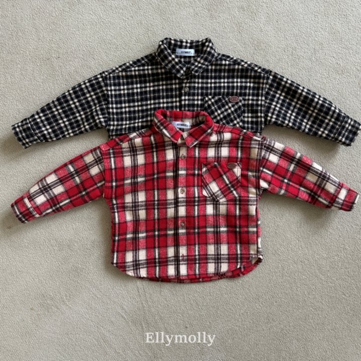 Ellymolly - Korean Children Fashion - #kidsstore - Merry Check Shirt