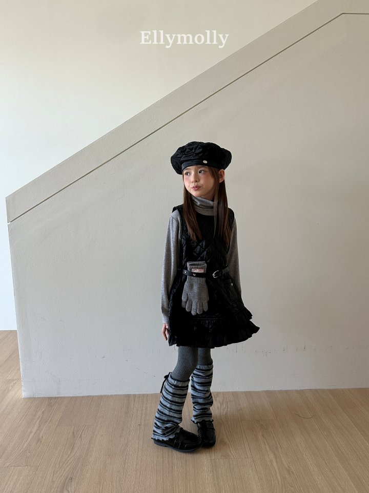 Ellymolly - Korean Children Fashion - #kidzfashiontrend - Twinkle Quilted One-piece - 9