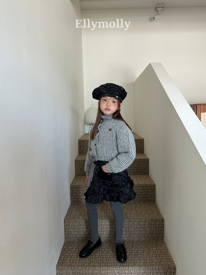 Ellymolly - Korean Children Fashion - #kidzfashiontrend - Muffin Wool Cardigan - 10