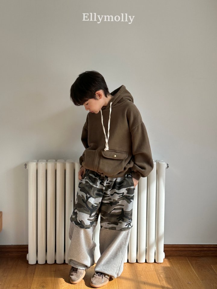 Ellymolly - Korean Children Fashion - #kidsstore - Soft Camo Pants - 4