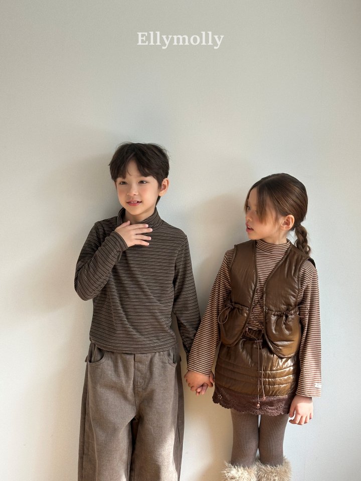 Ellymolly - Korean Children Fashion - #littlefashionista - For You Padded Vest - 11