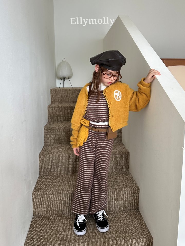 Ellymolly - Korean Children Fashion - #littlefashionista - Fuzzy Hug Cardigan - 8