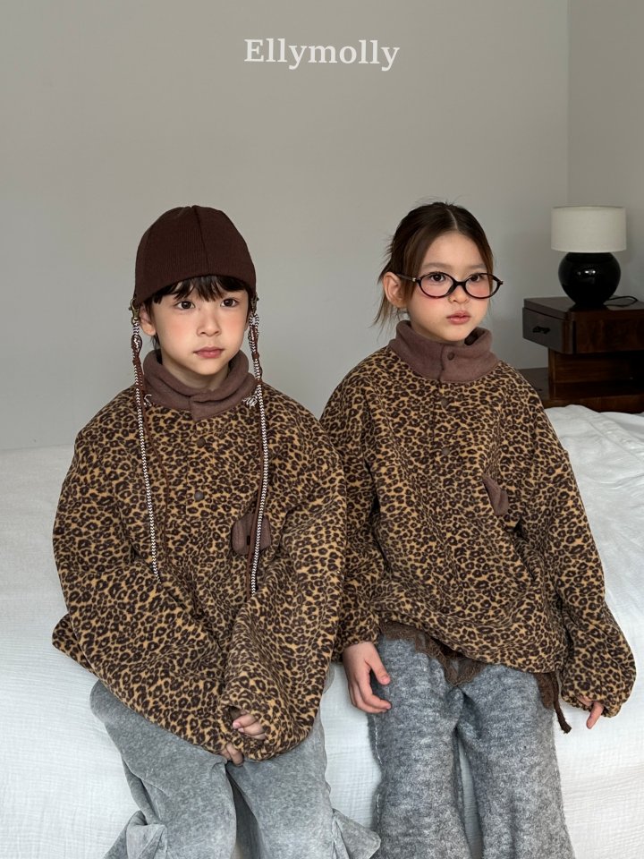 Ellymolly - Korean Children Fashion - #littlefashionista - Leo Anorak Sweatshirt - 5